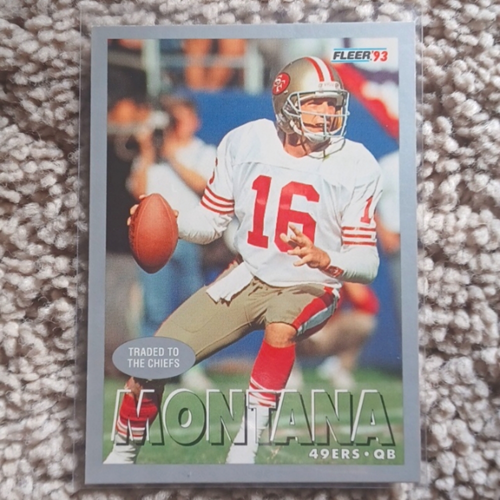 Joe Montana #475 1993 Fleer